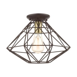 Livex Knox Semi-Flush 46248-07