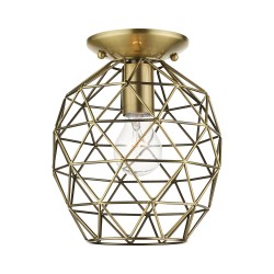 Livex Geometrix Semi-Flush 46598-01