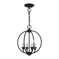 Livex Milania Chandelier/Semi-Flush 4664-04