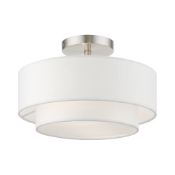 Livex Meridian Semi-Flush 47151-91