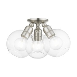 Livex Downtown Semi-Flush 48978-91
