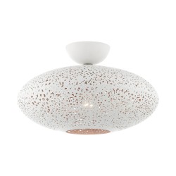 Livex Charlton Semi-Flush  49183-03