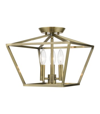 Livex Devone Semi-Flush 49430-01