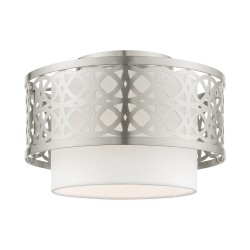 Livex Calinda Semi-Flush 49862-91