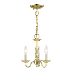 Livex Williamsburgh Convertible Chandelier/Semi-Flush 5009-02