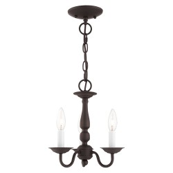 Livex Williamsburgh Convertible Chandelier/Semi-Flush 5009-07