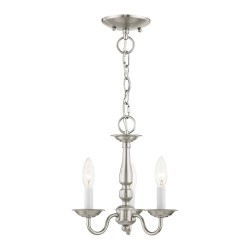 Livex Williamsburgh Convertible Chandelier/Semi-Flush 5009-91