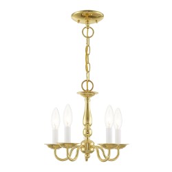 Livex Williamsburgh Convertible Chandelier/Semi-Flush 5011-02