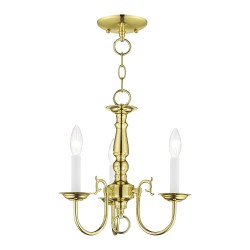 Livex Williamsburgh Convertible Mini Chandelier/Semi-Flush 5013-02