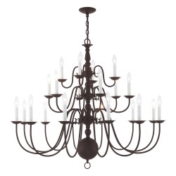 Livex Williamsburgh Foyer Chandelier 5015-07