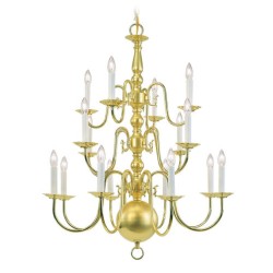 Livex Williamsburgh Foyer Chandelier 5016-02