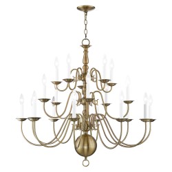 Livex Williamsburgh Foyer Chandelier 5019-01