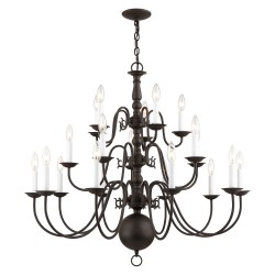 Livex Williamsburgh Foyer Chandelier 5019-07