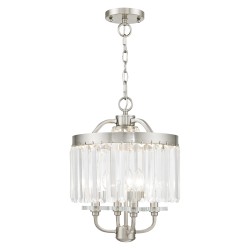 Livex Ashton Convertible Mini Chandelier/Semi-Flush 50543-91