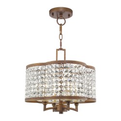 Livex Grammercy Convertible Mini Chandelier/Semi-Flush 50574-64