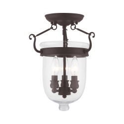Livex Jefferson Semi-Flush 5061-07