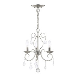 Livex Donatella Convertible Mini Chandelier/Semi-Flush 50763-91