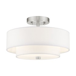Livex Meridian Semi-Flush 51043-91