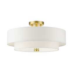 Livex Meridian Semi-Flush 51045-12
