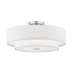 Livex Meridian Semi-Flush 51045-91
