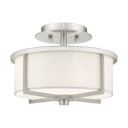 Livex Wesley Semi-Flush 51072-91
