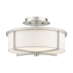 Livex Wesley Semi-Flush 51073-91