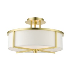 Livex Wesley Semi-Flush 51074-12