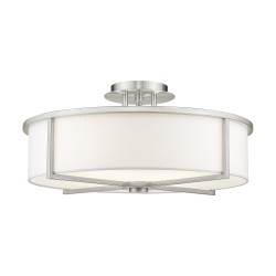 Livex Wesley Semi-Flush 51075-91