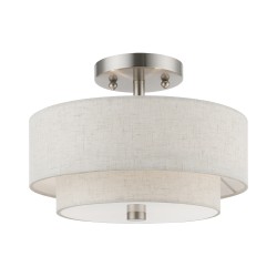 Livex Meridian Semi-Flush 51082-91