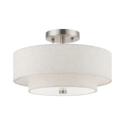 Livex Meridian Semi-Flush 51083-91