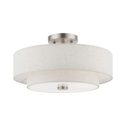Livex Meridian Semi-Flush 51084-91