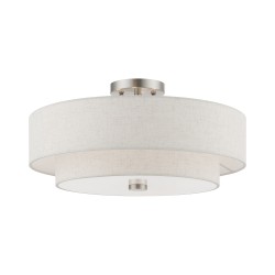 Livex Meridian Semi-Flush 51085-91