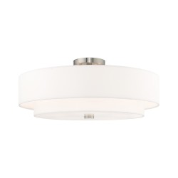 Livex Meridian Semi-Flush 52140-91