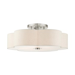 Livex Solstice Semi-Flush 58069-91