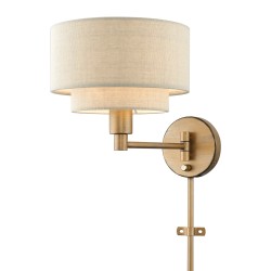 Livex Bellingham Swing Arm Wall Lamp 58880-48