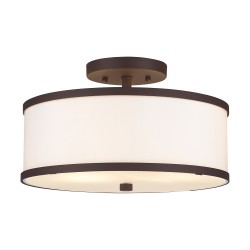 Livex Park Ridge Semi-Flush 62627-07