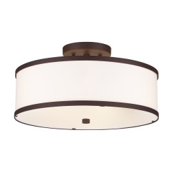 Livex Park Ridge Semi-Flush 62628-07
