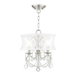 Livex Newcastle Convertible Mini Chandelier/Semi-Flush 6303-91