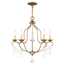 Livex Chesterfield Chandelier 6435-48