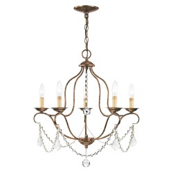Livex Chesterfield Chandelier 6435-71