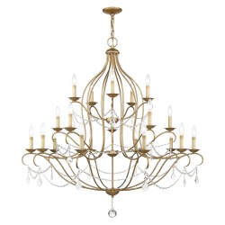 Livex Chesterfield Foyer Chandelier 6439-48