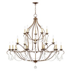 Livex Chesterfield Foyer Chandelier 6439-71
