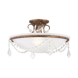 Livex Chesterfield Semi-Flush 6524-71