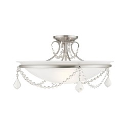 Livex Chesterfield Semi-Flush 6525-91