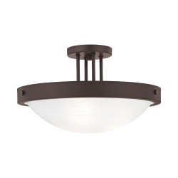 Livex New Brighton Semi-Flush 73956-07