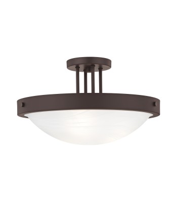 Livex New Brighton Semi-Flush 73956-07