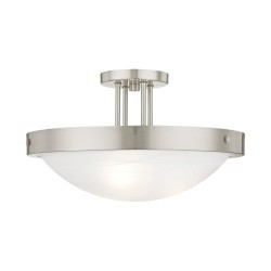Livex New Brighton Semi-Flush 73956-91