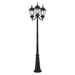 Livex Hamilton Outdoor 3 Head Post 75478-14
