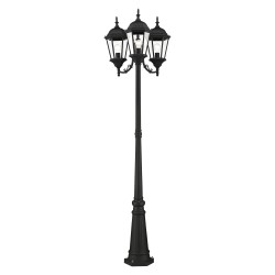 Livex Hamilton Outdoor 3 Head Post 7553-14
