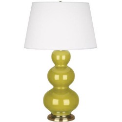 Robert Abbey Triple Gourd Table Lamp CI40X